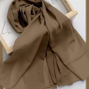 كريب شيفون لون واحد