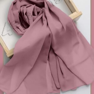 كريب شيفون لون واحد