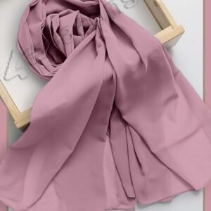 كريب شيفون لون واحد