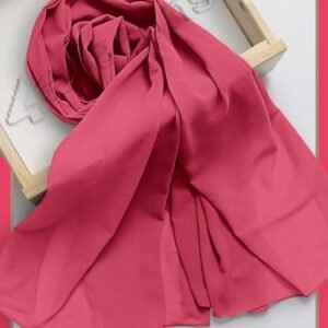 كريب شيفون لون واحد